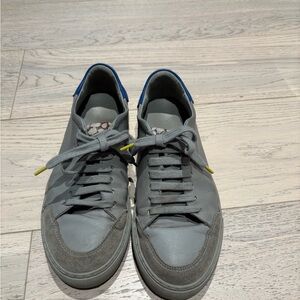Axel Arigato Gray and Blue Men's Sneakers
